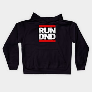 RUN DND (Distressed) Kids Hoodie